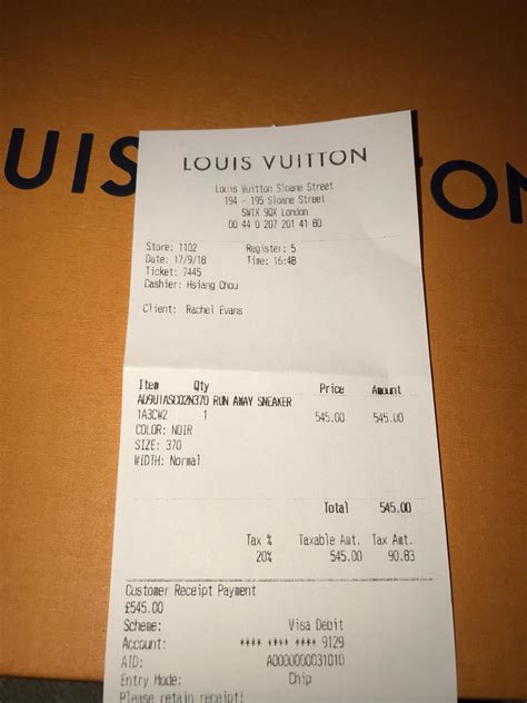 real lv receipt|louis vuitton receipt printable.